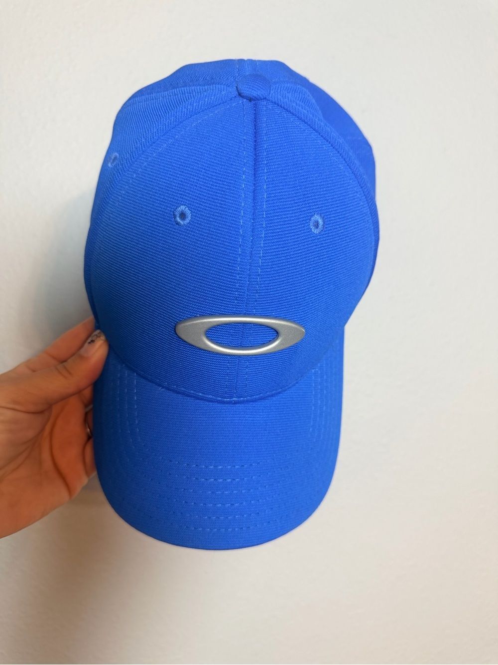 Oakley Flex Blue Performance Classic Baseball Cap L/XL Large XL - Picture 2 of 8